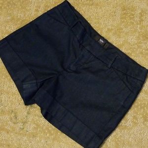 ❤Dark wash trouser shorts